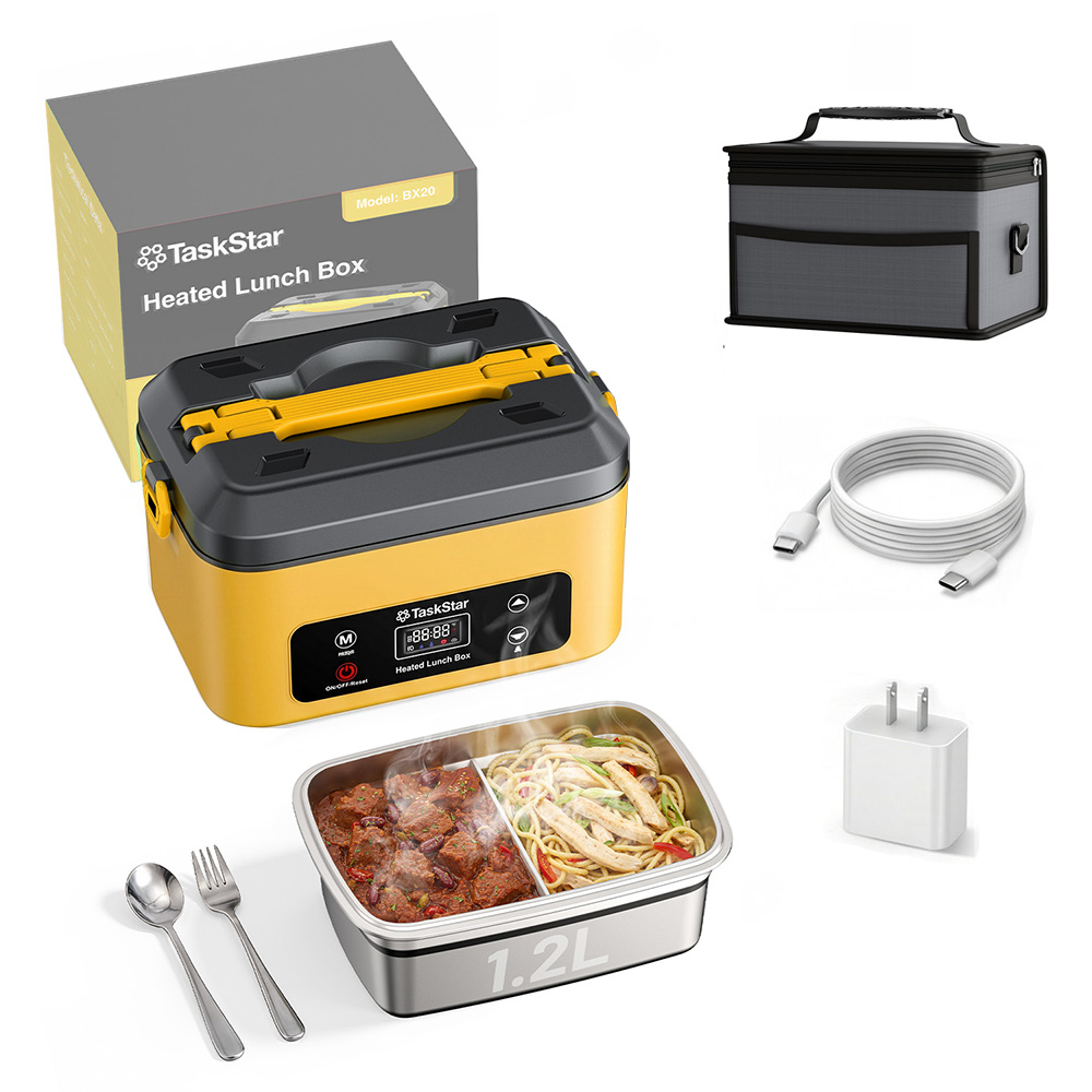 Outdoor Power Pedestal - TaskStar Lunch Box Elettrico 1.2L, Scaldavivande