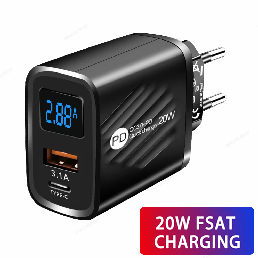 Outdoor Usb Power Adapter - Caricatore USB C PD 20W, Caricatore