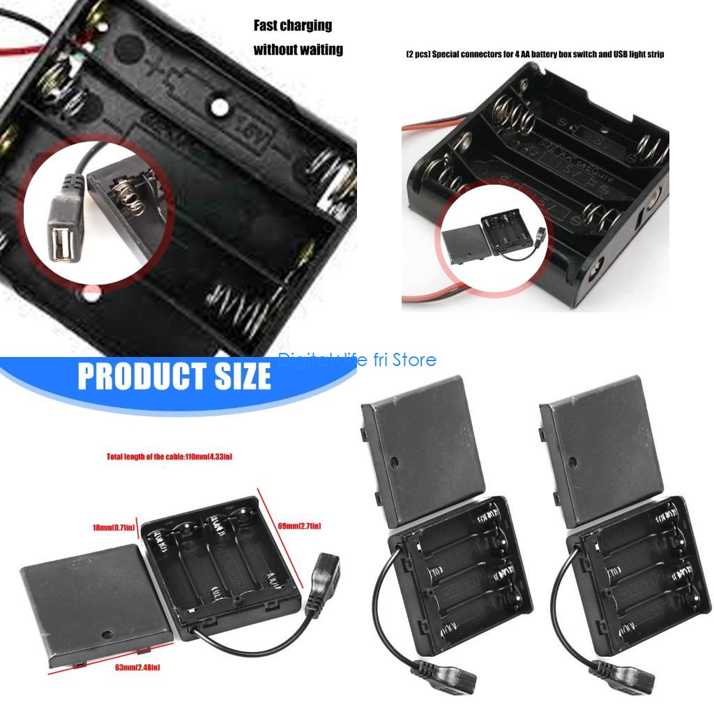 Outdoor Use Power Strip - E06D Custodia per batteria a 4