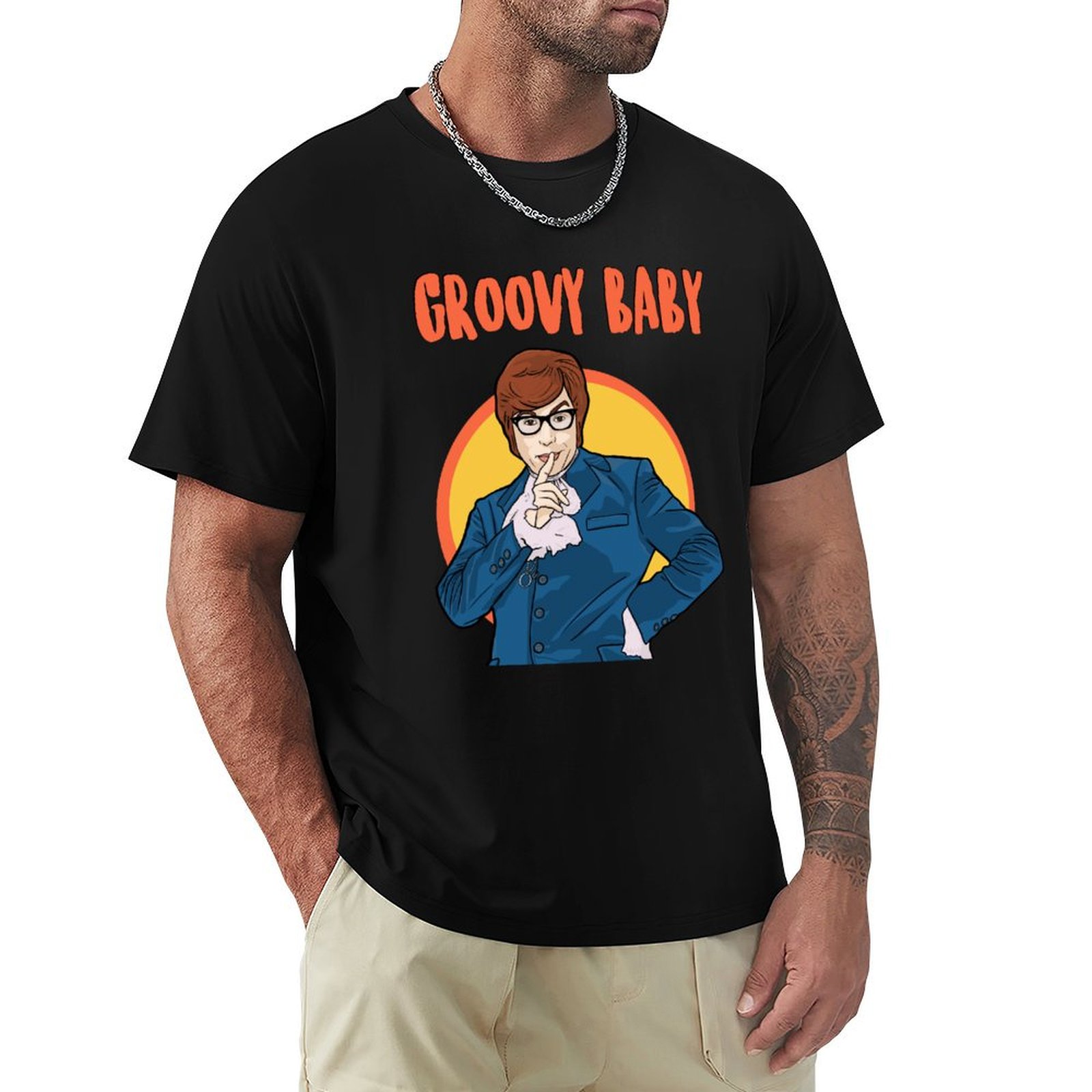 Outdoor Power Austin - Groovy Baby - T-Shirt Austin Powers