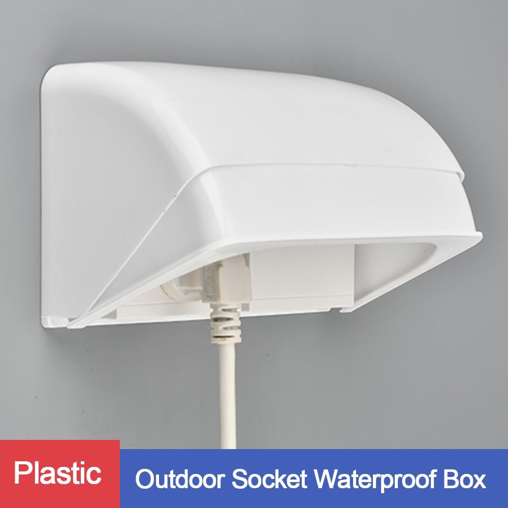 Outdoor Power Outlet Box - 1 pz presa esterna scatola impermeabile