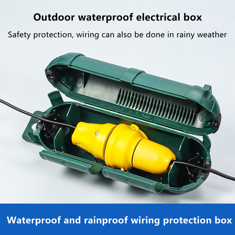 Outdoor Power Outlet Box - Copertura di sicurezza per cavo di