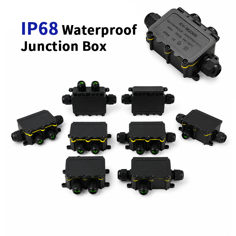 Outdoor Power Outlet Box - Scatola di Giunzione Impermeabile IP68 2-8
