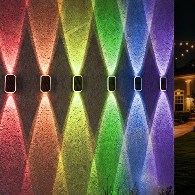 Outdoor Power Direct - M12K-Lampade Solari RGB Bidirezionali per Recinzioni,