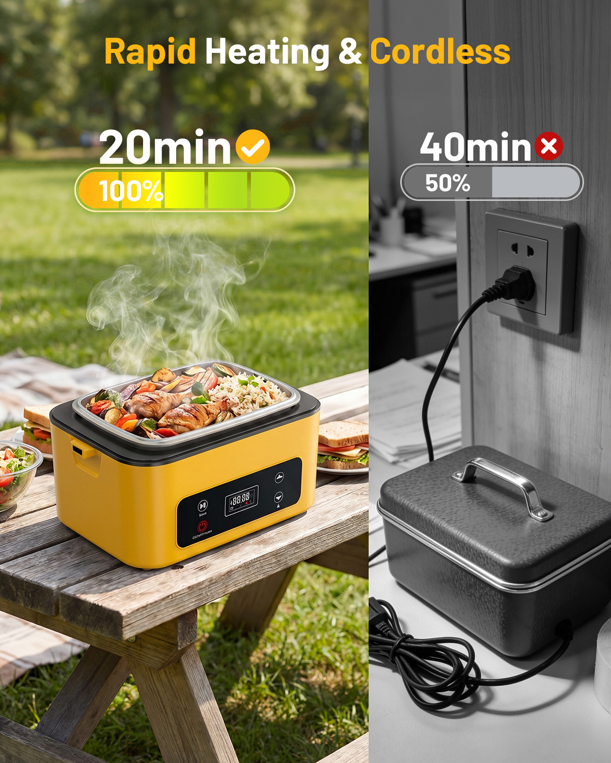 TaskStar Lunch Box Elettrico 1 - Outdoor Power Pedestal recensione e prezzo