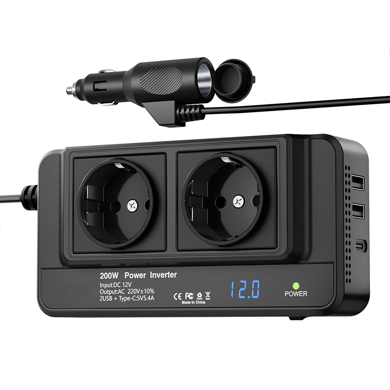 Inverter per Auto 200W, Adatta - Outdoor Power Adapter Usb C recensione e prezzo