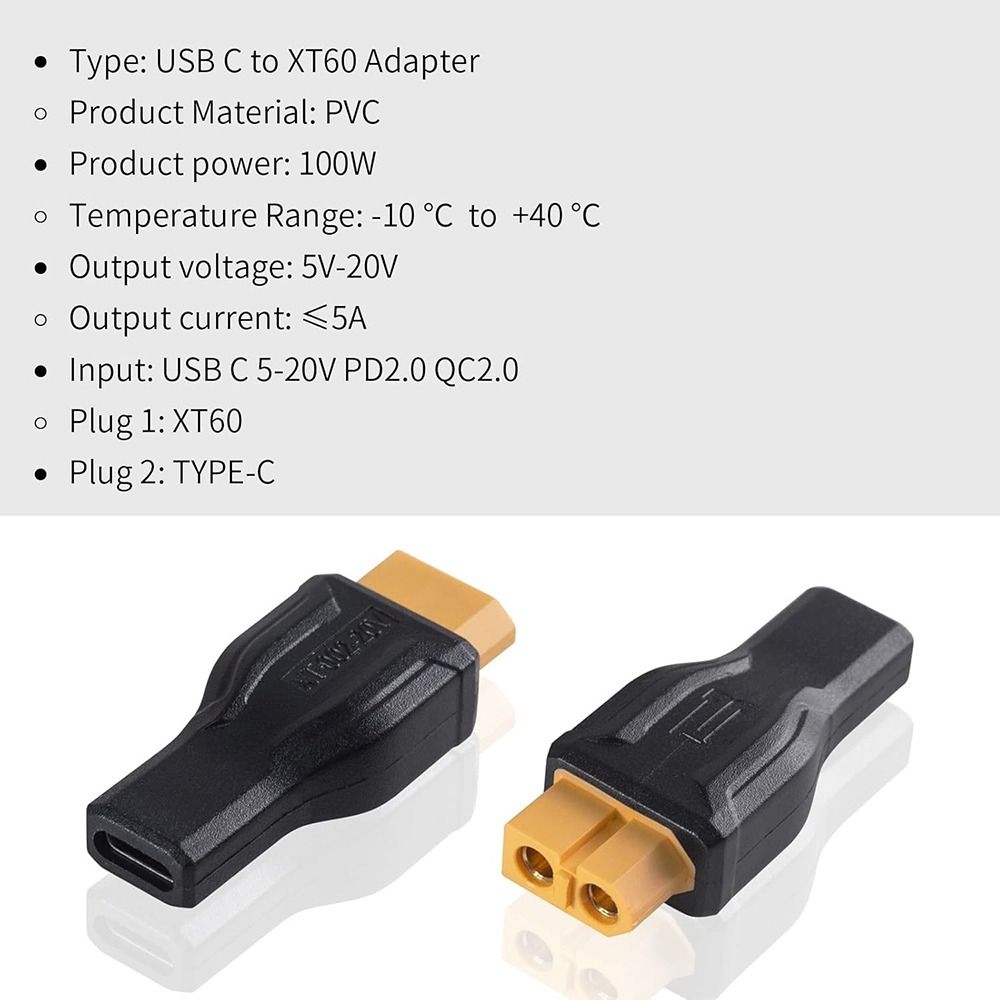 Adattatore USB C a XT60 5525 7 - Outdoor Power Adapter Usb C recensione e prezzo