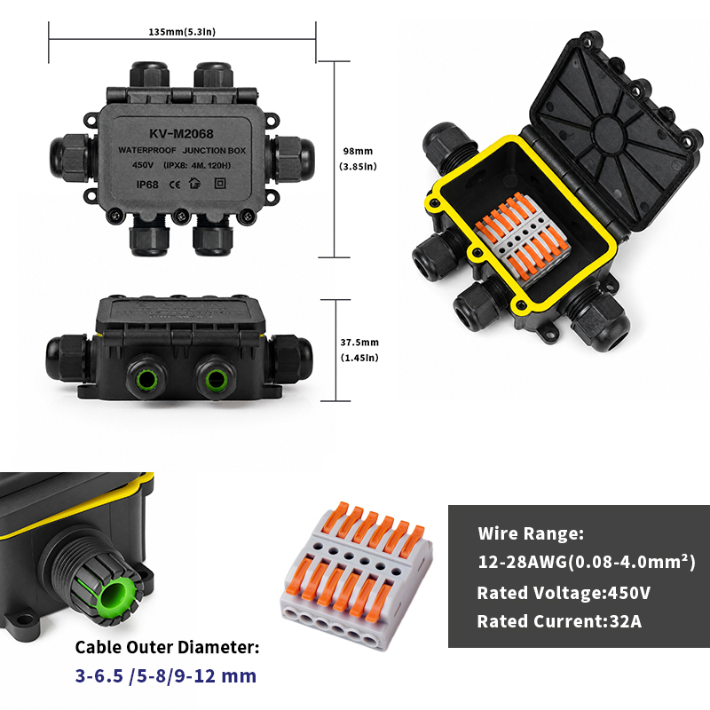 Scatola di Giunzione Impermeab - Outdoor Power Outlet Box recensione e prezzo