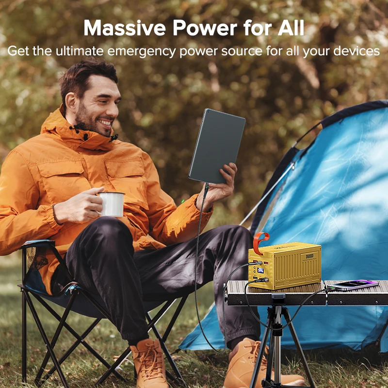 QOOVI 60000mAh Power Bank 22.5 - Outdoor Power Adapter Usb C recensione e prezzo